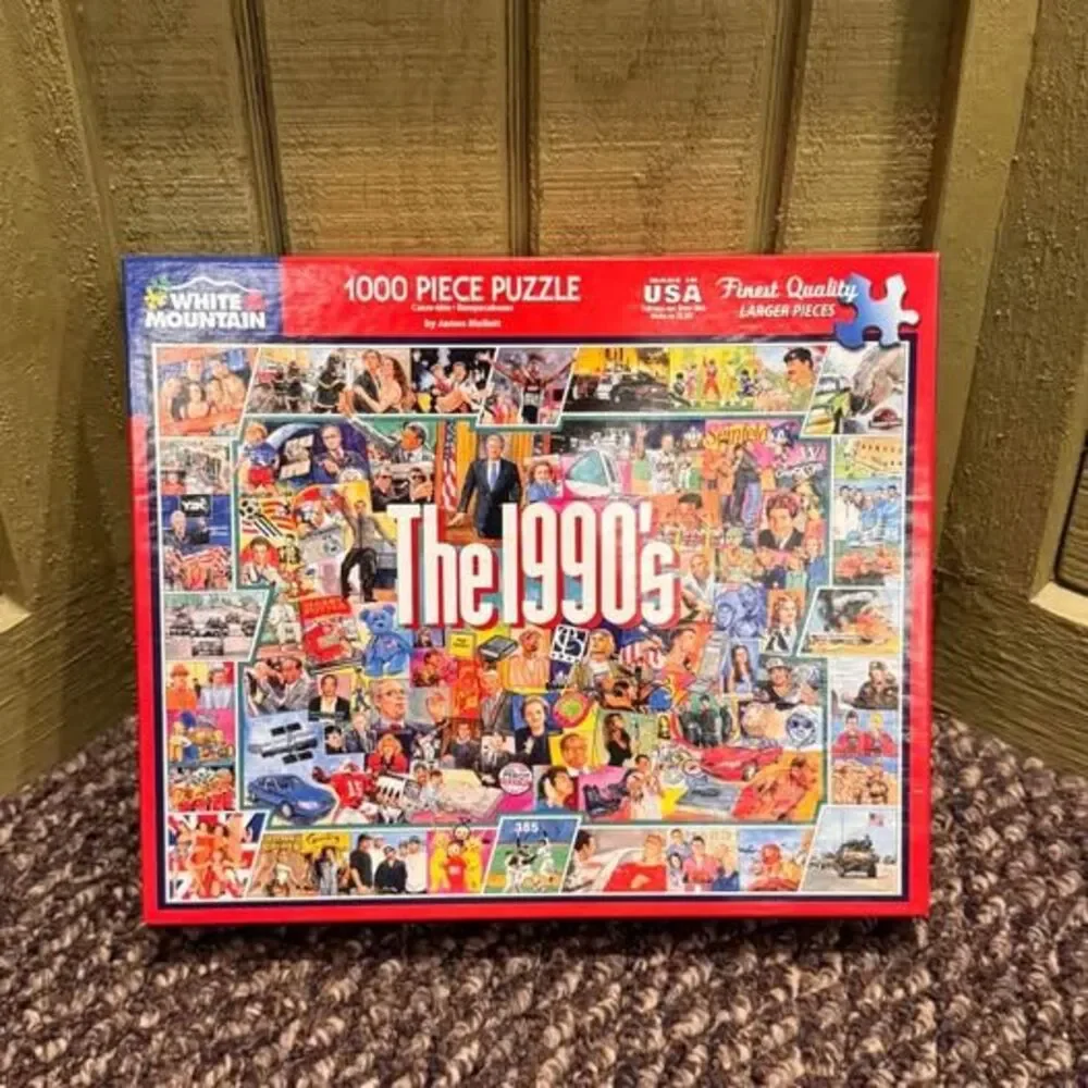 White Mountain Puzzles The 1990s 1000 Piece Puzzle